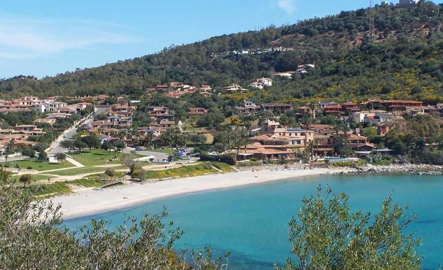 Bilocale 10 al mare con veranda Àrbatax Esterno foto