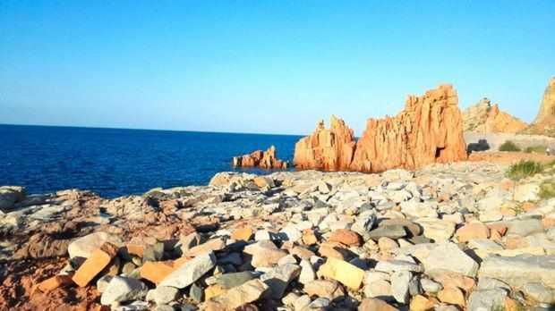 Bilocale 10 al mare con veranda Àrbatax Esterno foto