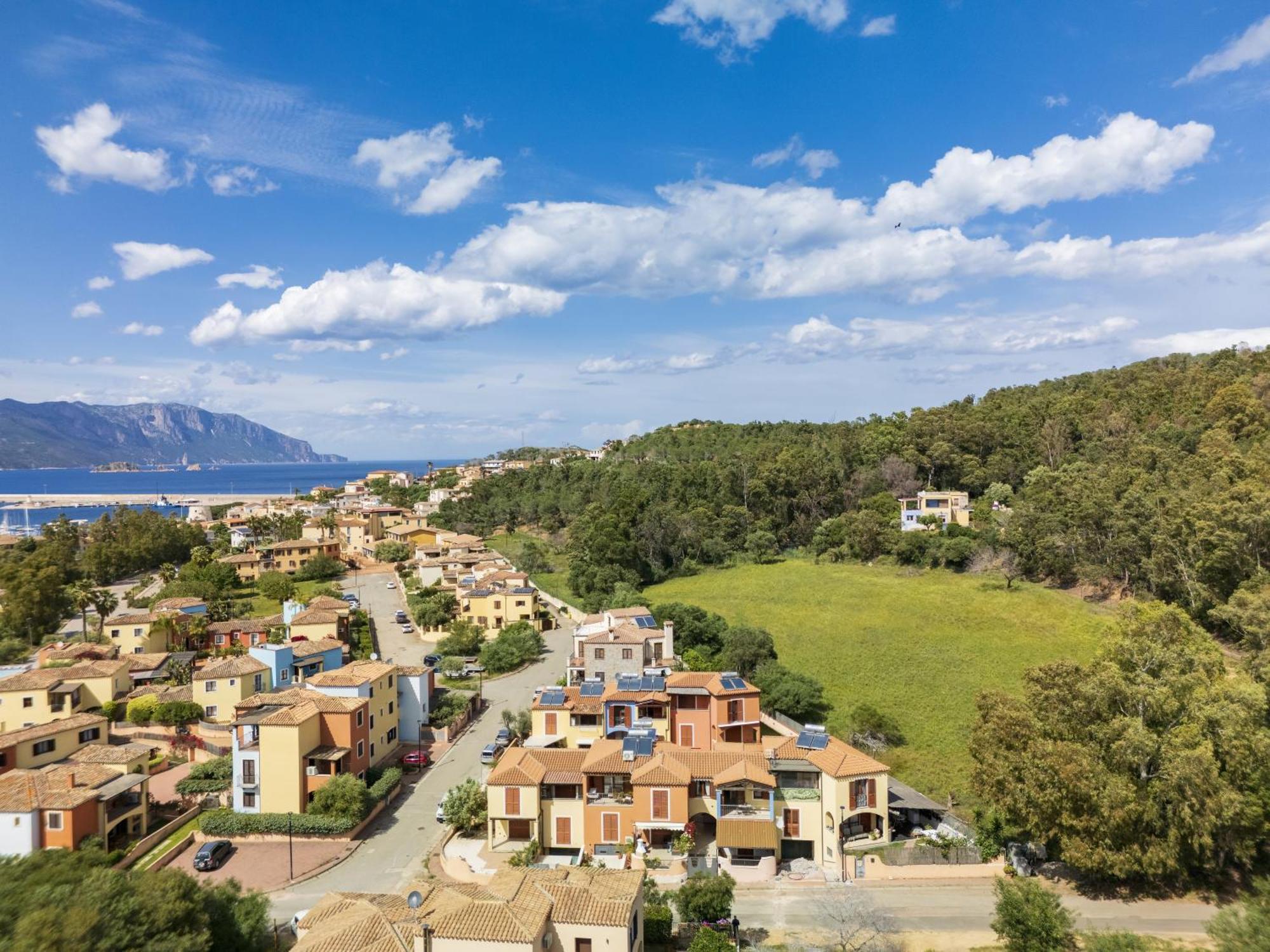 Bilocale 10 al mare con veranda Àrbatax Esterno foto