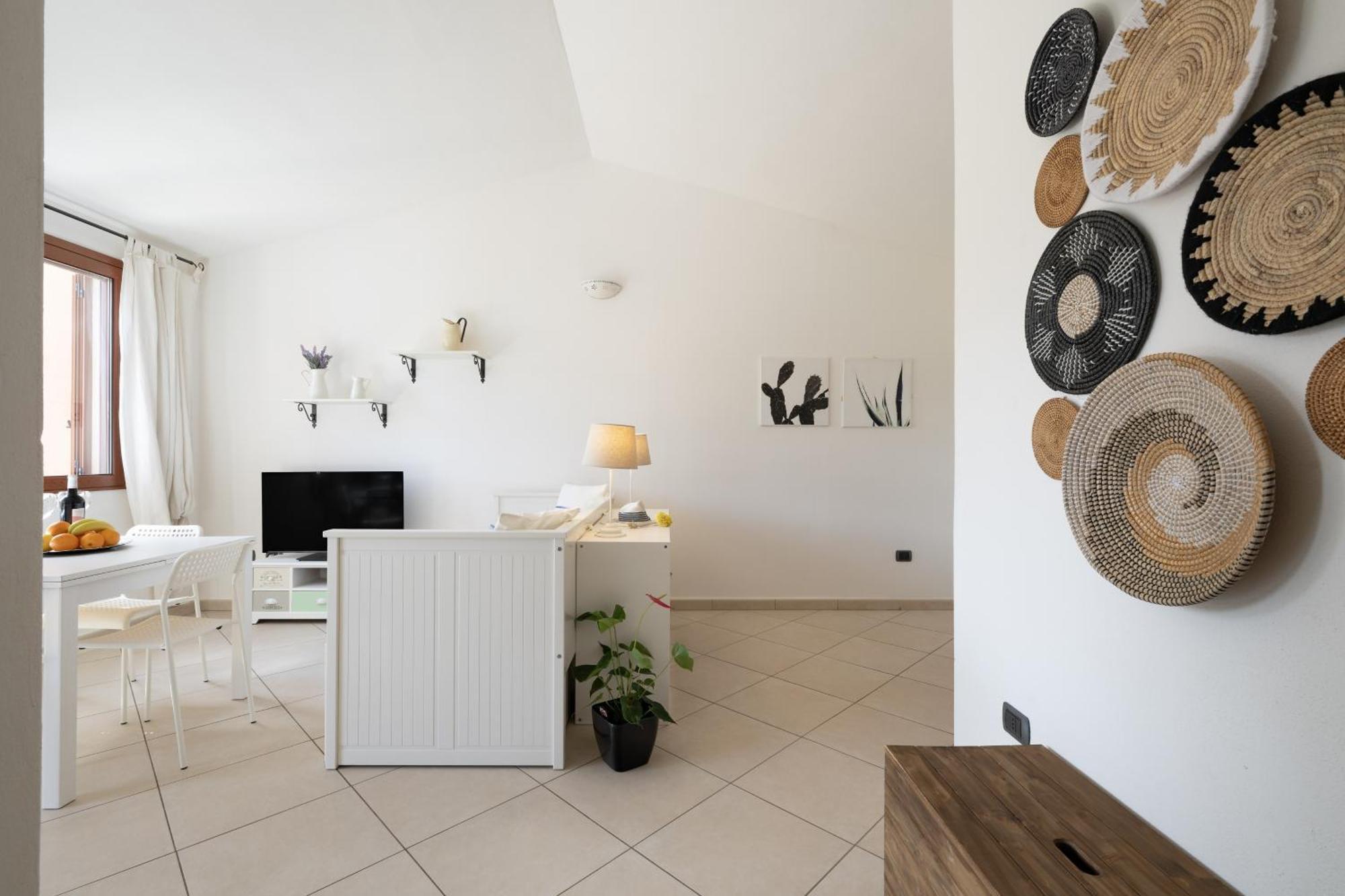 Bilocale 10 al mare con veranda Àrbatax Esterno foto
